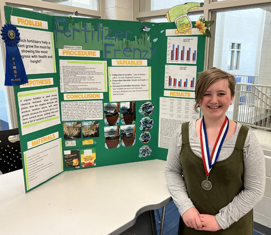 Samantha Franke, Duke Energy Middle School Overall Winner